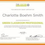 GSS Earns Green Classroom Certificate